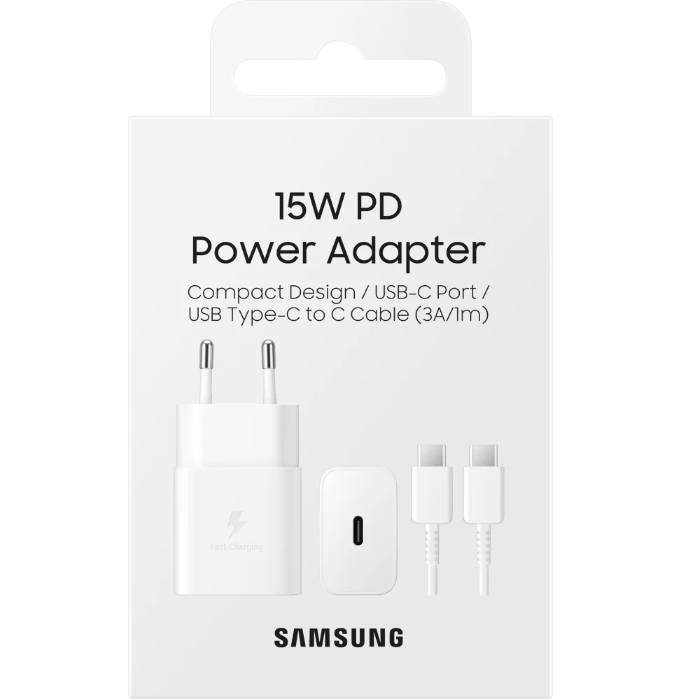 chargeur samsung rapide 15w usb c avec cable c a c ep t1510xwegww (3)