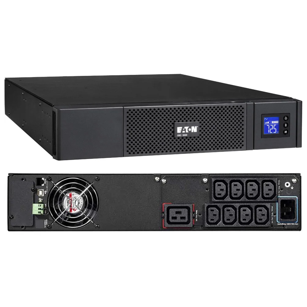 onduleur line interactive eaton 5sc 2700 w 3000 va 8 prises c13 1 prise c19 rack 2u5sc3000irt (1)