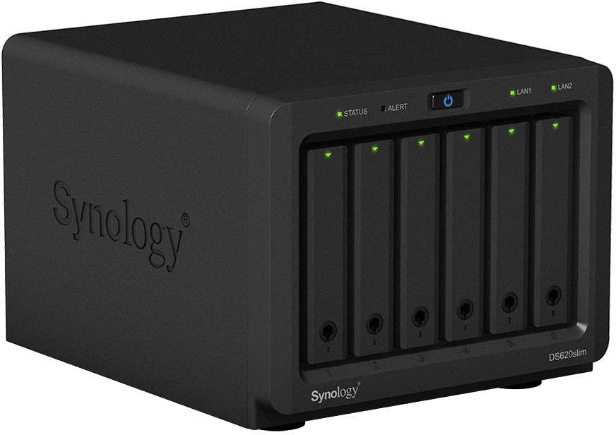 serveur nas 6 baies synology diskstation ds620slim