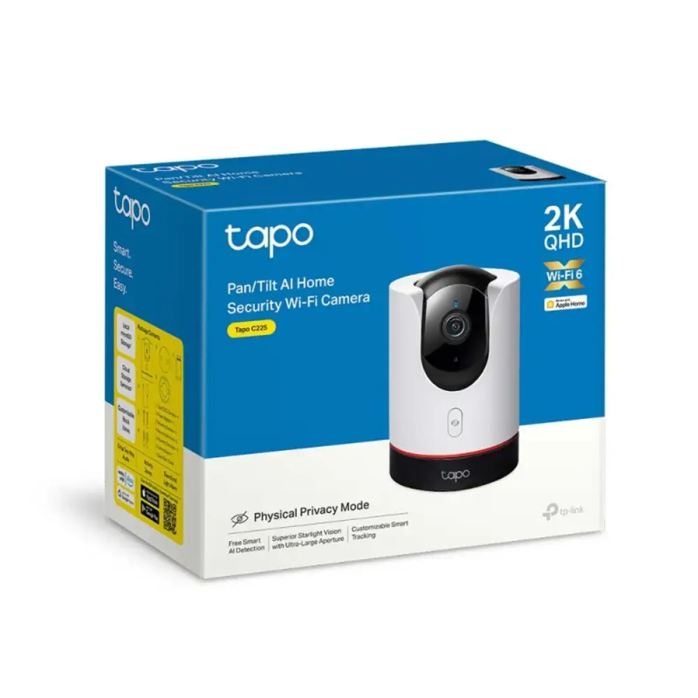 tp link tapo c225 camera wi fi ai pan tilt 2k 4mp securite interieuretapoc225(1)