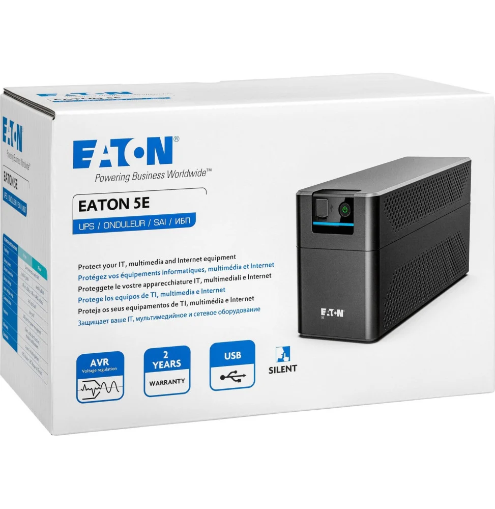 Eaton Onduleur Line interactive 5E Gen2 5E700UF USB Gen2 360 W 700 VA 2 prises FR (5E700UF)2