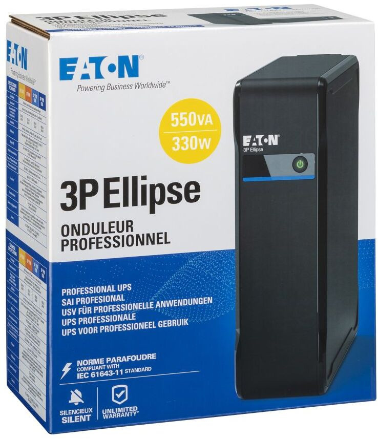 Eaton Onduleur Off line 3P Ellipse 3P550F 330 W 550 VA 4 prises FR (3P550F)5
