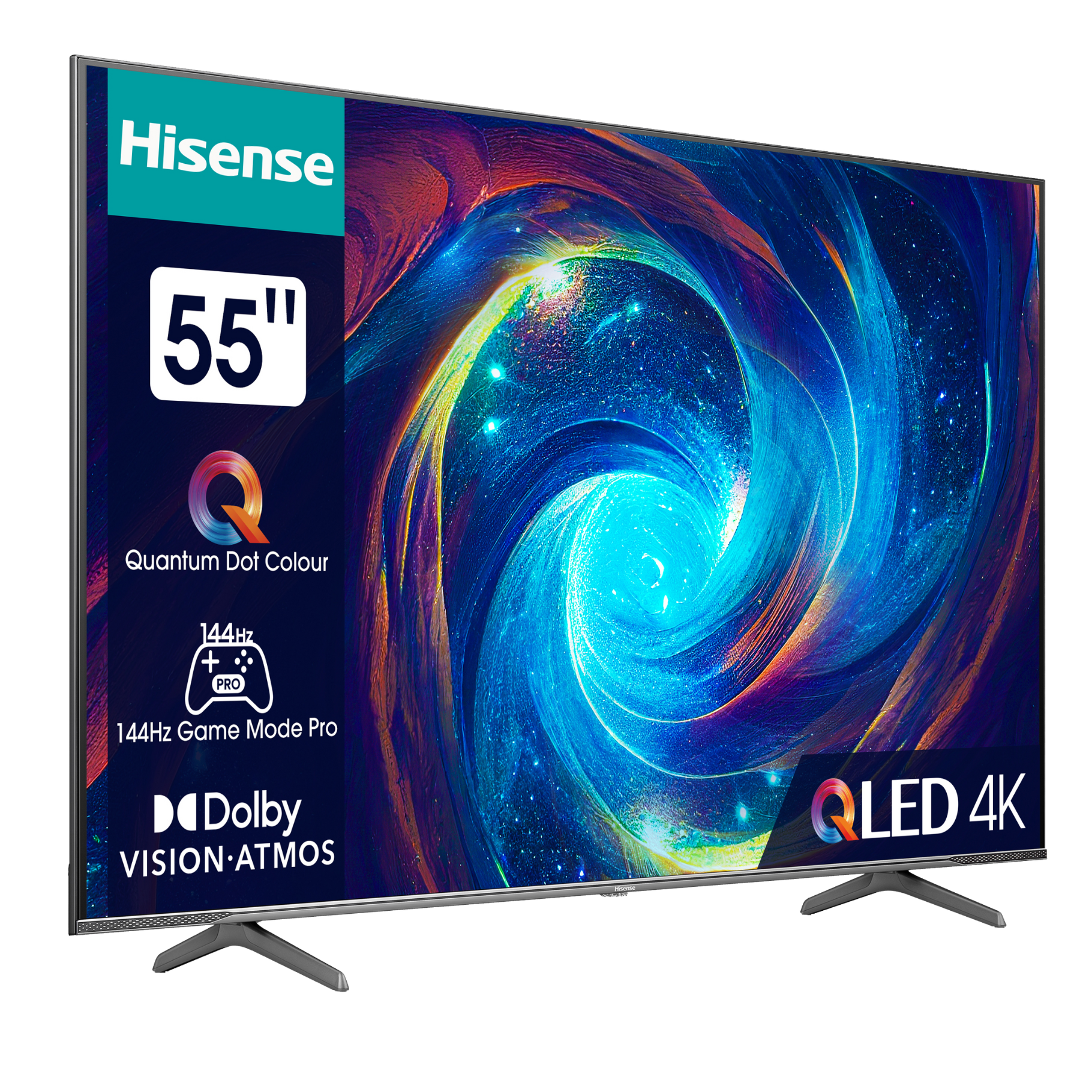 Hisense Téléviseur 55 Smart UHD 4K QLED 55Q6N + Récepteur intégré (HIS55Q6N)2
