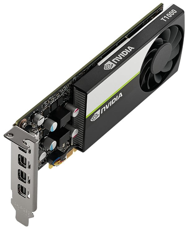 PNY Carte Graphique QUADRO T1000 NVIDIA 4GB GDDR6 PCIE 4.0 (VCNT1000 SB)