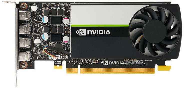 PNY Carte Graphique QUADRO T1000 NVIDIA 4GB GDDR6 PCIE 4.0 (VCNT1000 SB)3