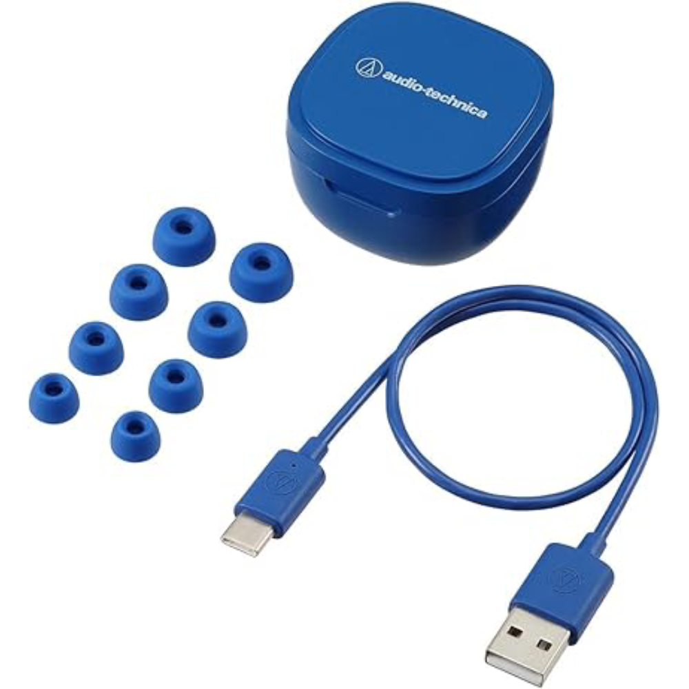 audiotechnica headphones wireless blue ath sq1twbl