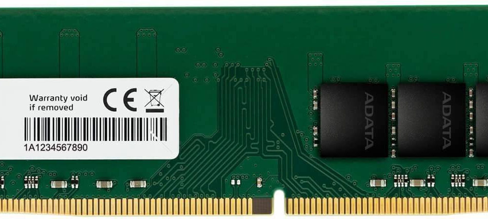barrette memoire adata ddr4 3200 u dimm 8gb 1024x16 pc bureau ad4u32008g22 sgn
