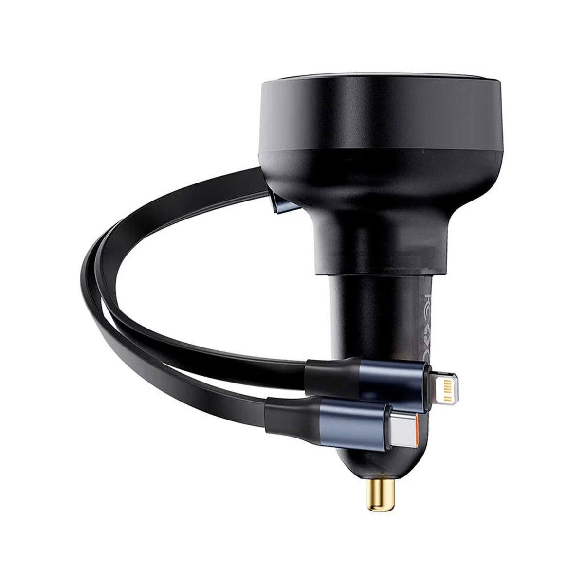 baseus car charger type c port type c lightning retractable cable 60w enjoyment pro series c00057802111 00 (2)