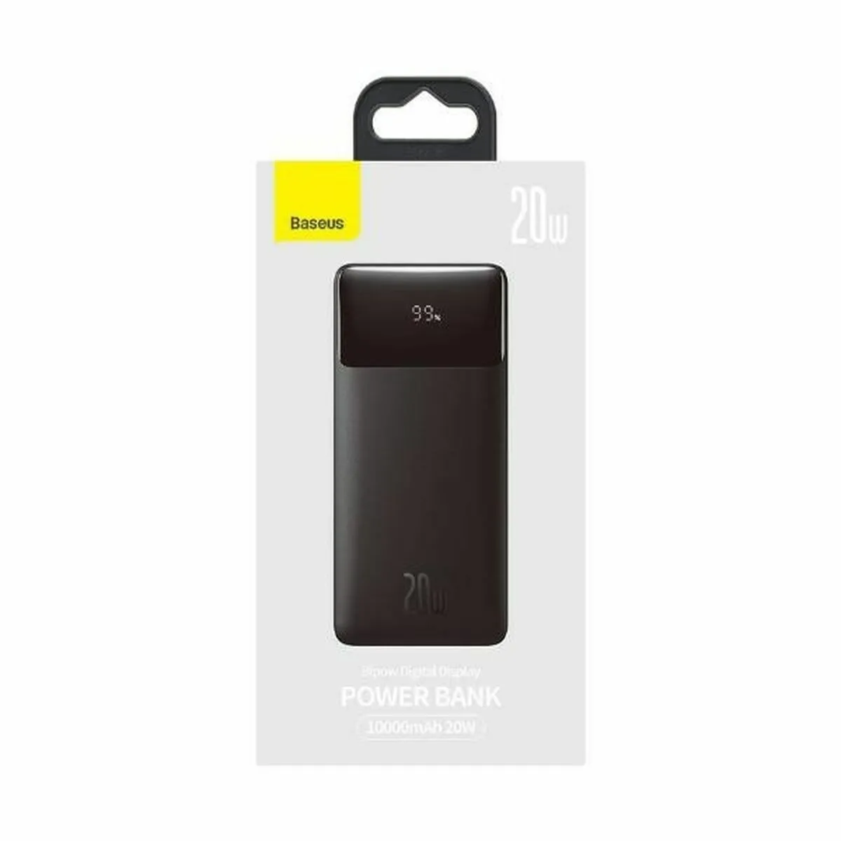 Baseus Power Bank 10000mAh 20W charge rapide à affichage numérique – PPBD050301 - Gtel baseus power bank 10000mah 20w charge rapide a affichage numerique ppbd050301 (5)