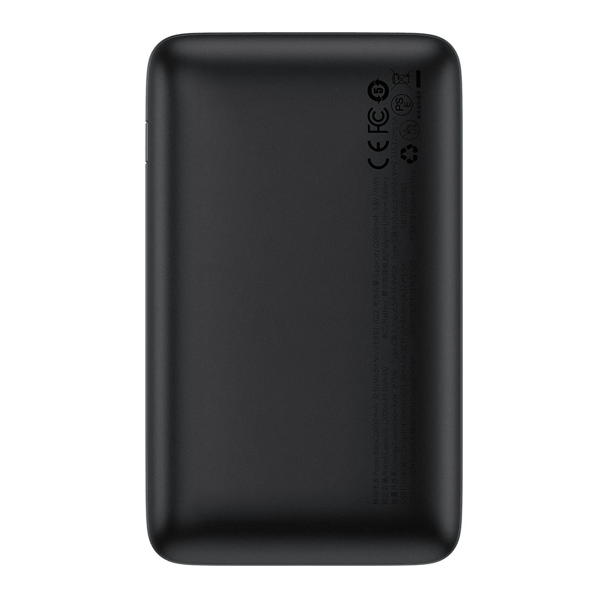 baseus power bank 20000mah usb type c 22 5w noir ppbd040301 (2)