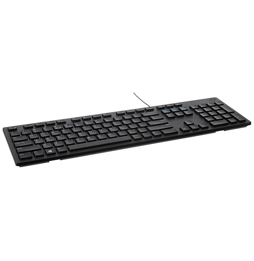 clavier dell kb216 usb noir francais azerty 580 adgu