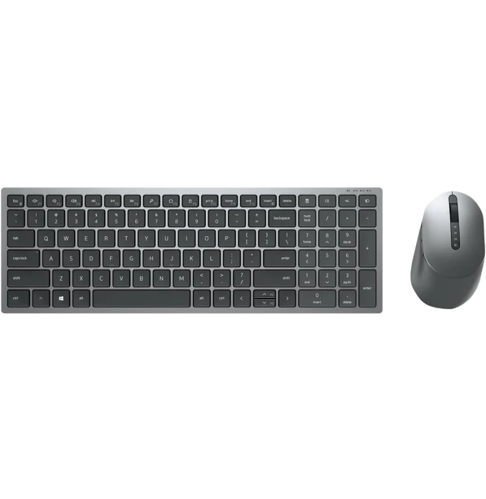 clavier et souris sans fil dell kmm7120w francais azerty