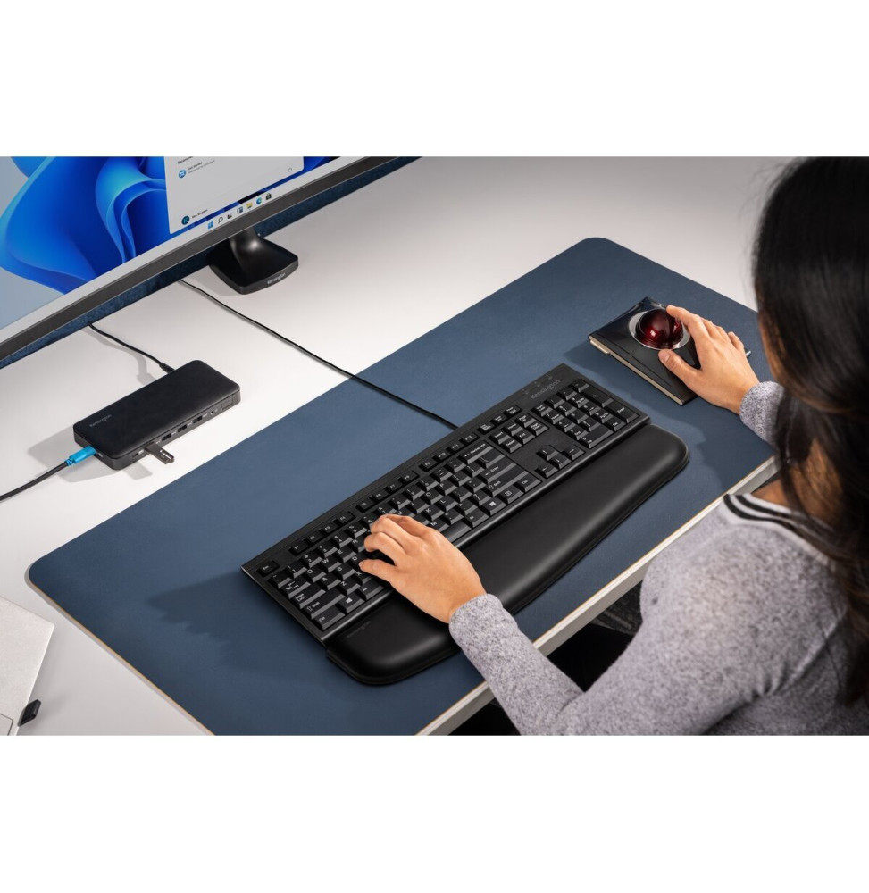 clavier filaire kensington kb100 eq azerty k63727fr.