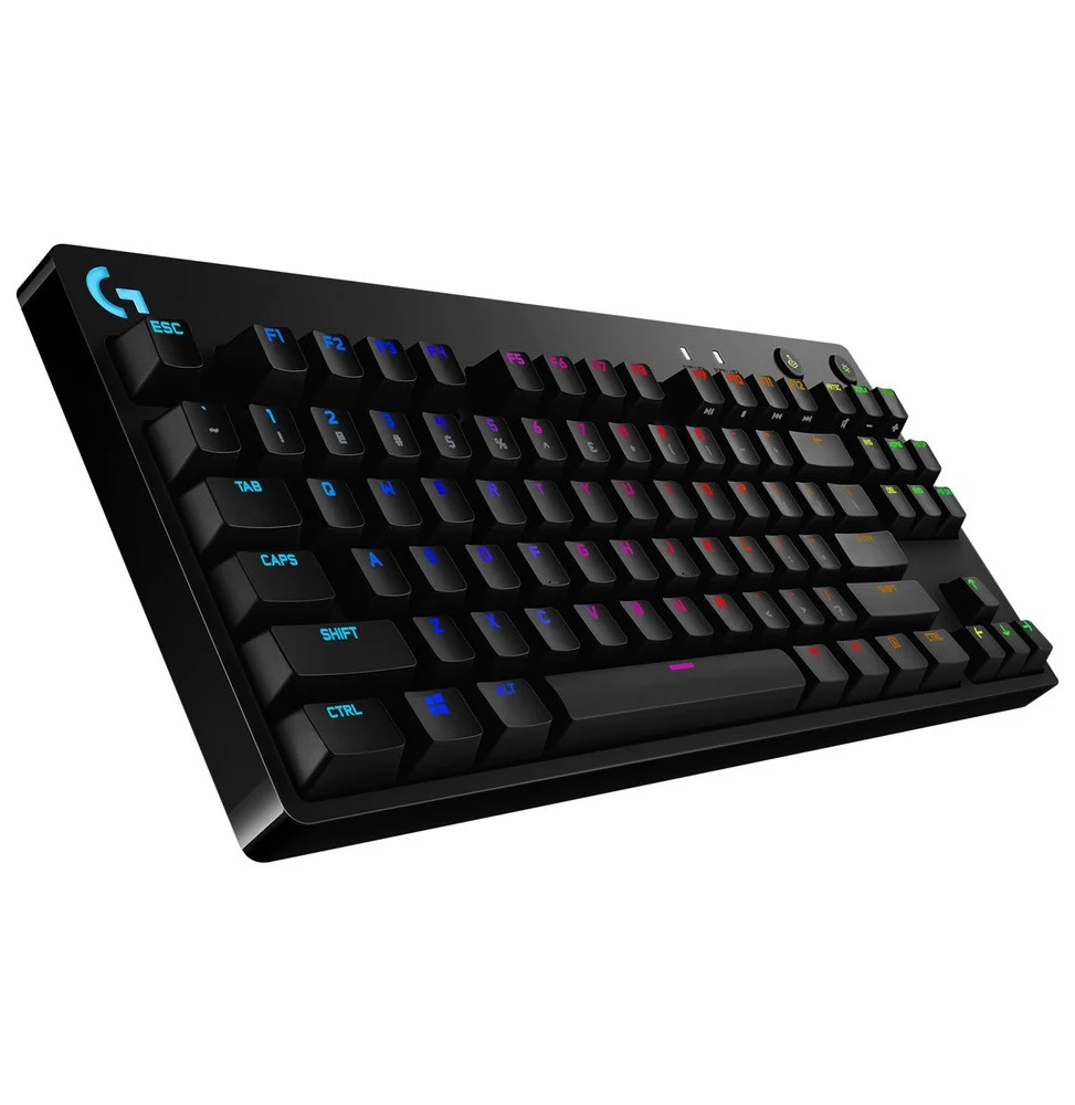 clavier gaming retroeclaire mecanique logitech g pro noir francais azerty 920 009390.