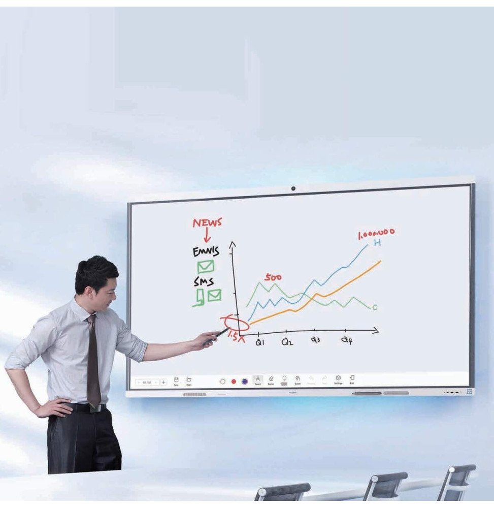 ecran tactile daffichage interactif huawei ideahub b3 86 uhd 4.k 55150939