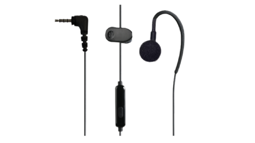 em31 c earset with hytera logo reach
