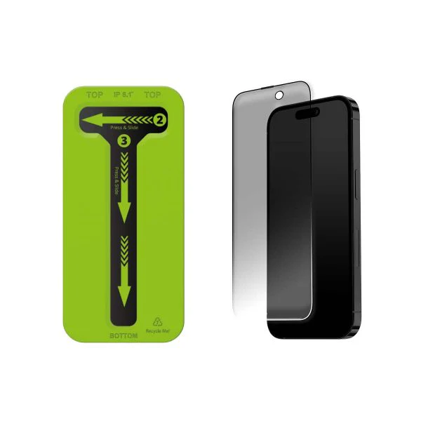 goui incassable pour iphone 16 pro max anti glare avec kit installation inclus g scp16u ag