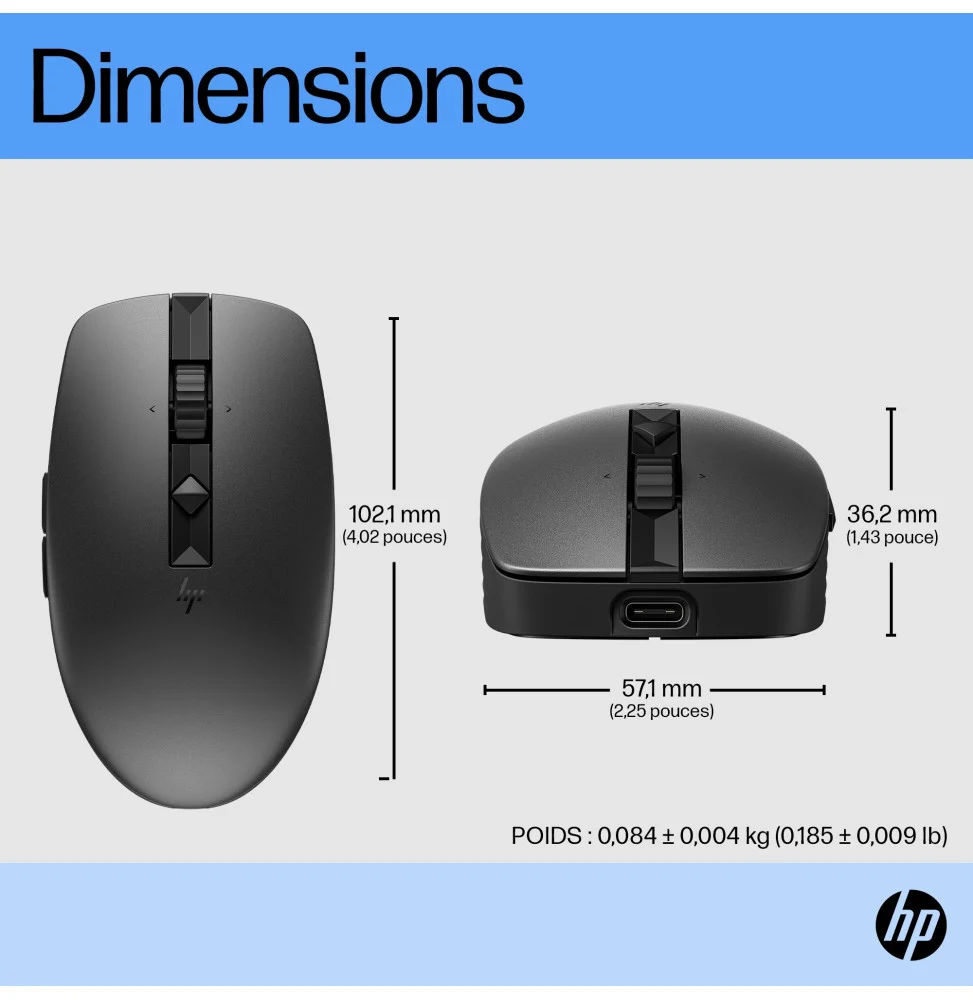 hp souri.s silencieuse rechargeable 710 souris silencieuse rechargeable hp 710 6e6f2aa