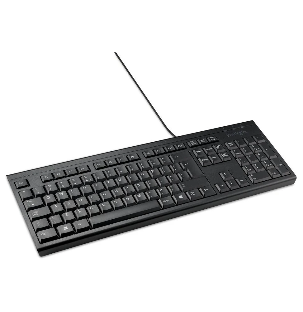 kensington clavier filaire kb100 eq azerty k63727fr