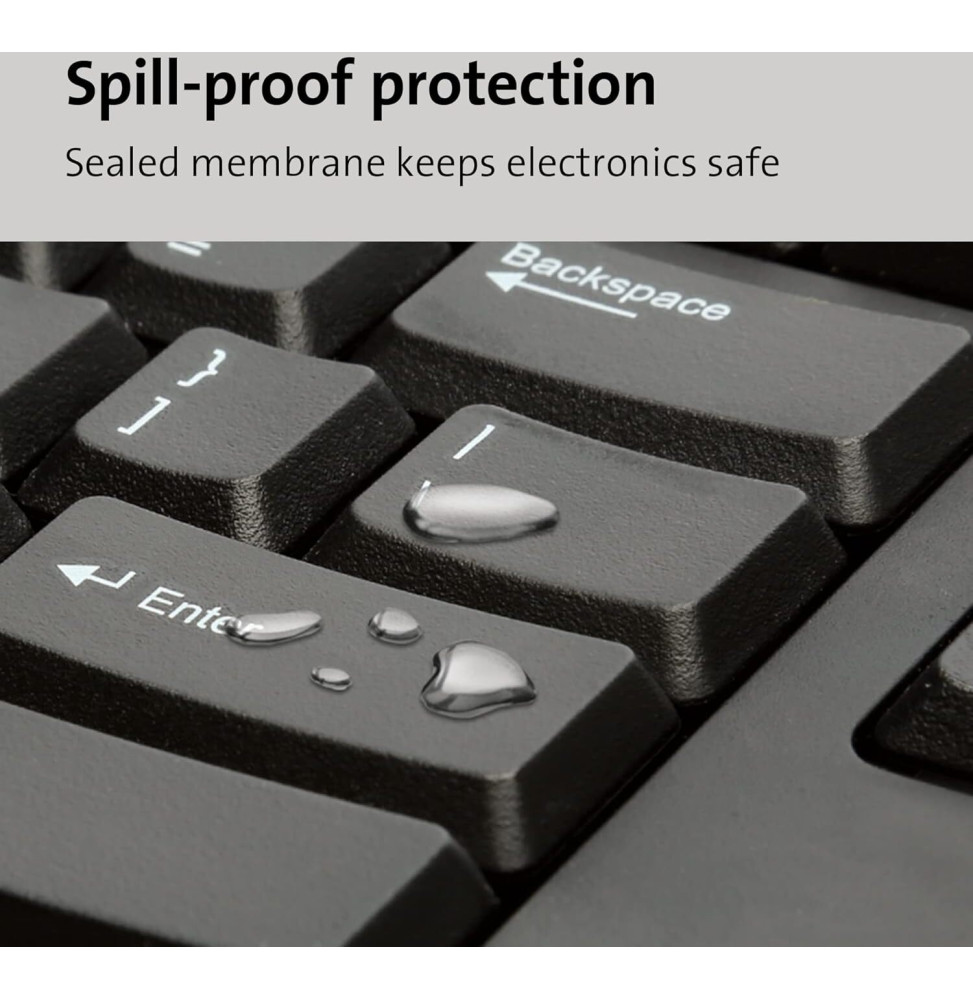 kensington clavier filaire valukeyboard usb azerty 1500109fr