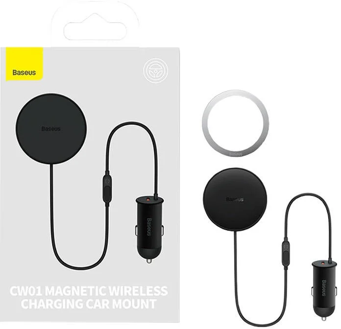 magnetic car phone holder baseus cw01 to ventilation grid with car charger usb c 15w 25w c40141000111 00 (1)