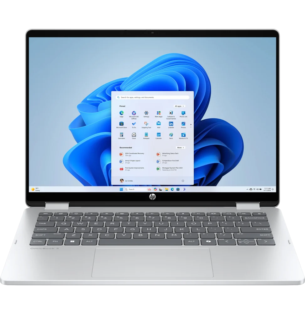 ordinateur portable convertible 2 en 1 hp omnibook 5 flip 14 fp0015nia c0yp4ea