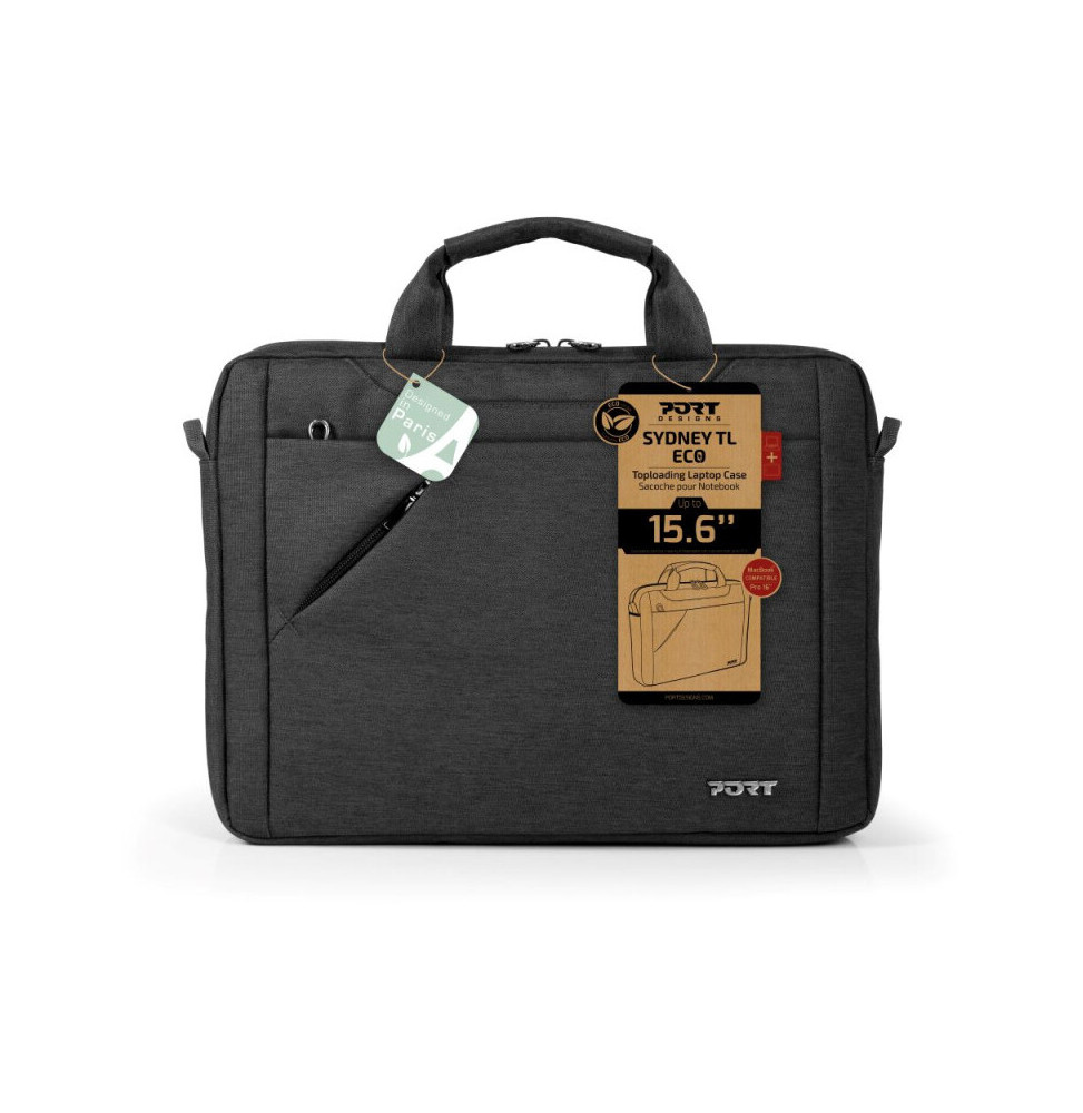 sacoche port designs sydney eco toploading pour pc portable 15 6 135172