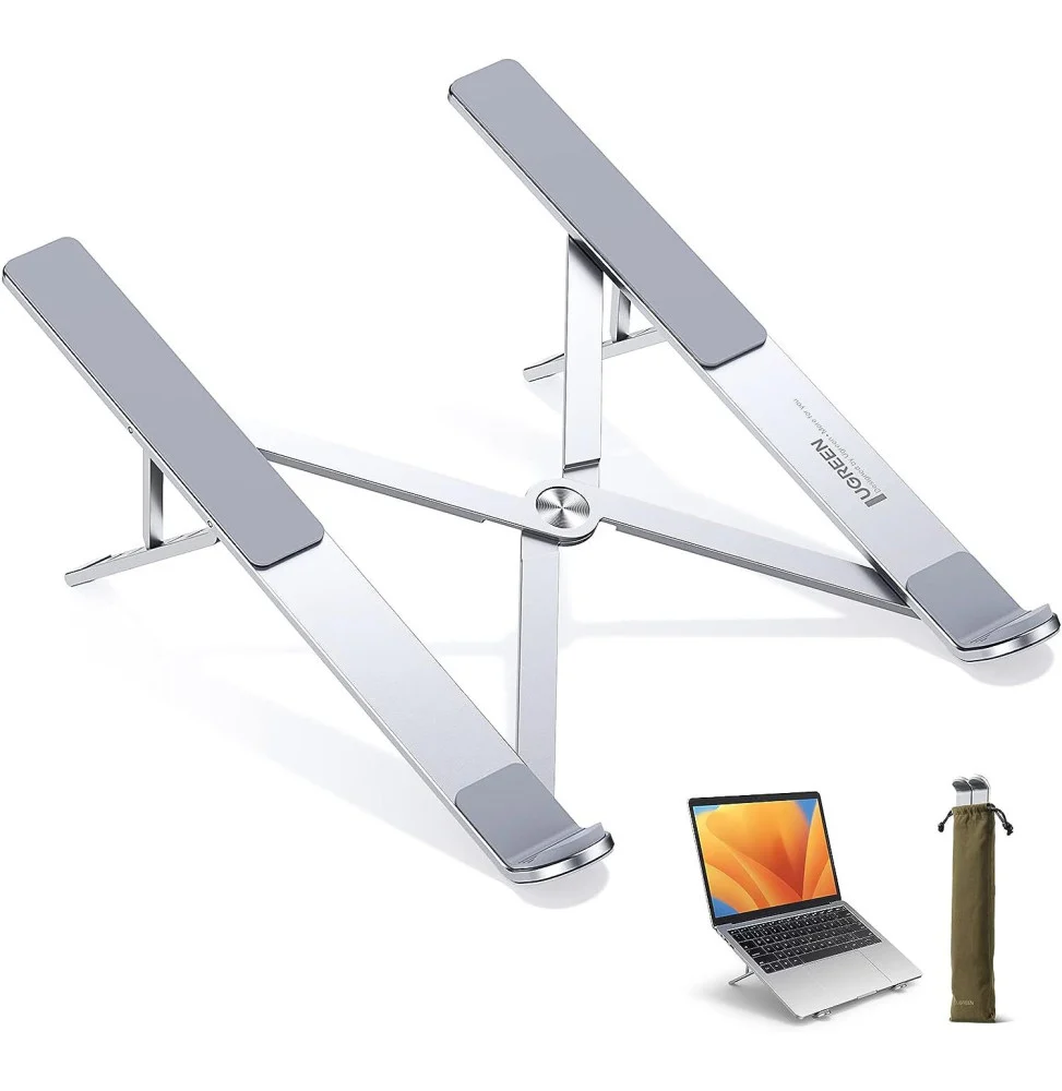 support ordinateur portable ugreen aluminium ventile 8 a 17 3 pouces 40289