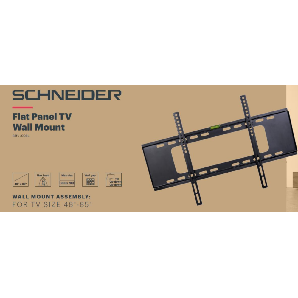 support tv fixe 40p 85p schneider j006l sch (2)
