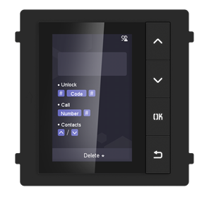 hikvision ds kd dis station de porte modulaire professionnelle serie kd8