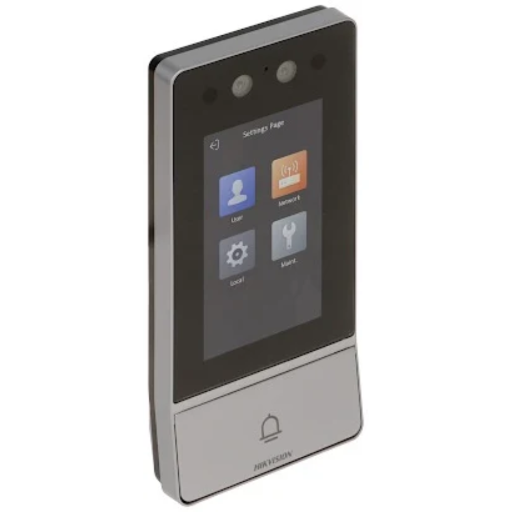 hikvision ds kv9503 wbe1 station de porte ip villa avec reconnaissance faciale en metal resistante au vandalisme