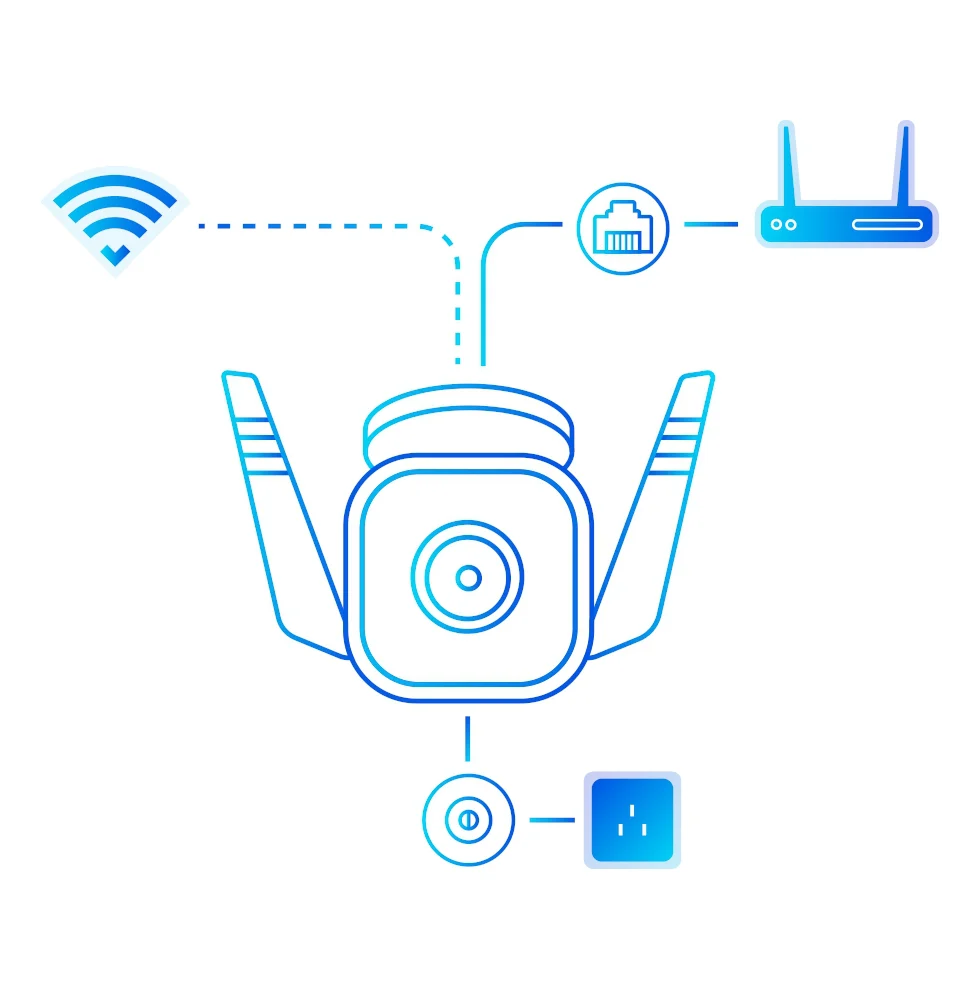 camera de securite wifi tp link tapo c310 3 mp outdoor tapoc310 (2)