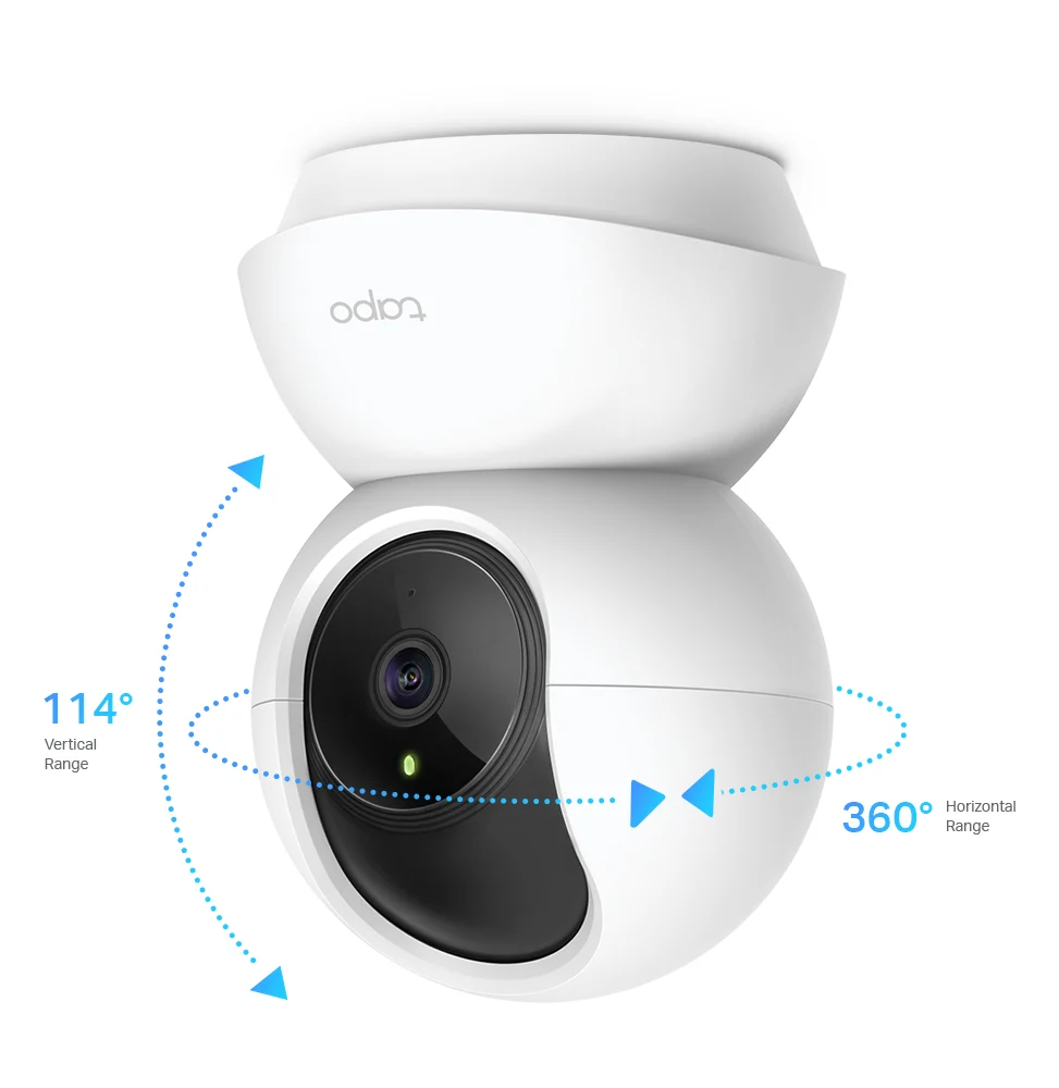 camera de surveillance wifi tp link tapo c200 panoramique et inclinable indoor (1)