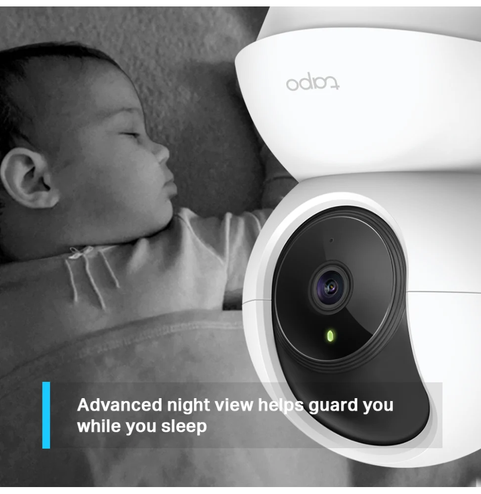 camera de surveillance wifi tp link tapo c200 panoramique et inclinable indoor (3)