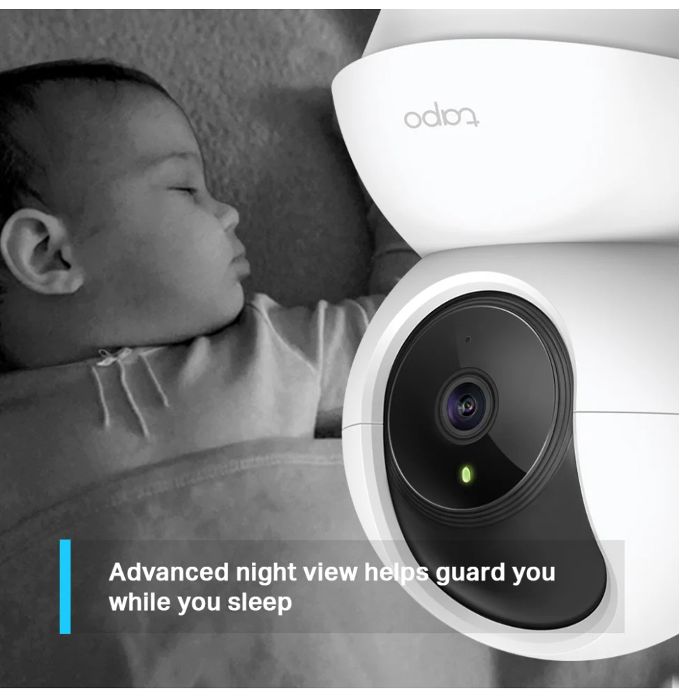 camera de videosurveillance tp link tapo c210 wifi panoramique et inclinable indoor 2k 3mp (2)