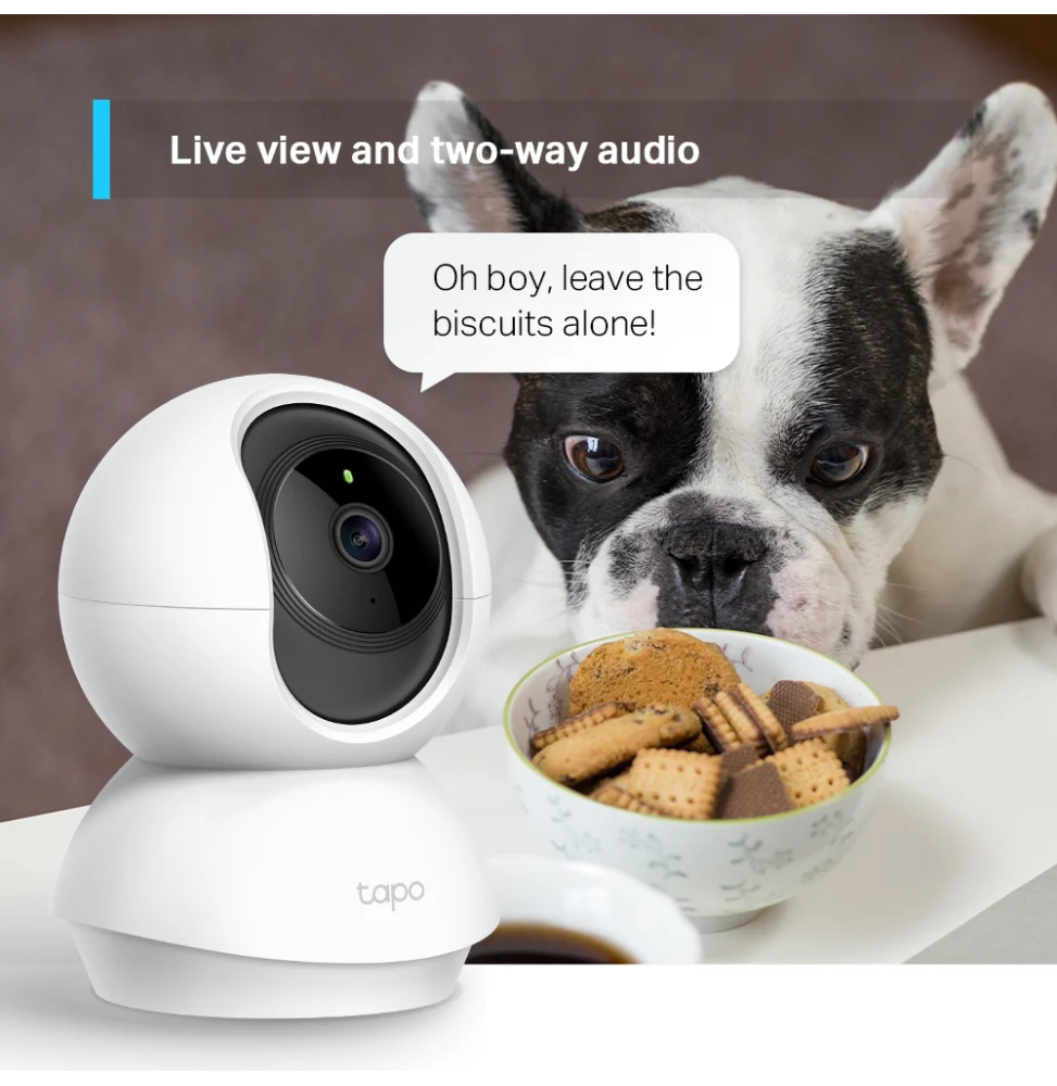 camera de videosurveillance tp link tapo c210 wifi panoramique et inclinable indoor 2k 3mp (4)