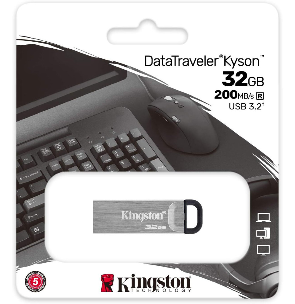 cle usb kingston datatraveler kyson 64 go usb type a 32 gen 1 (1)