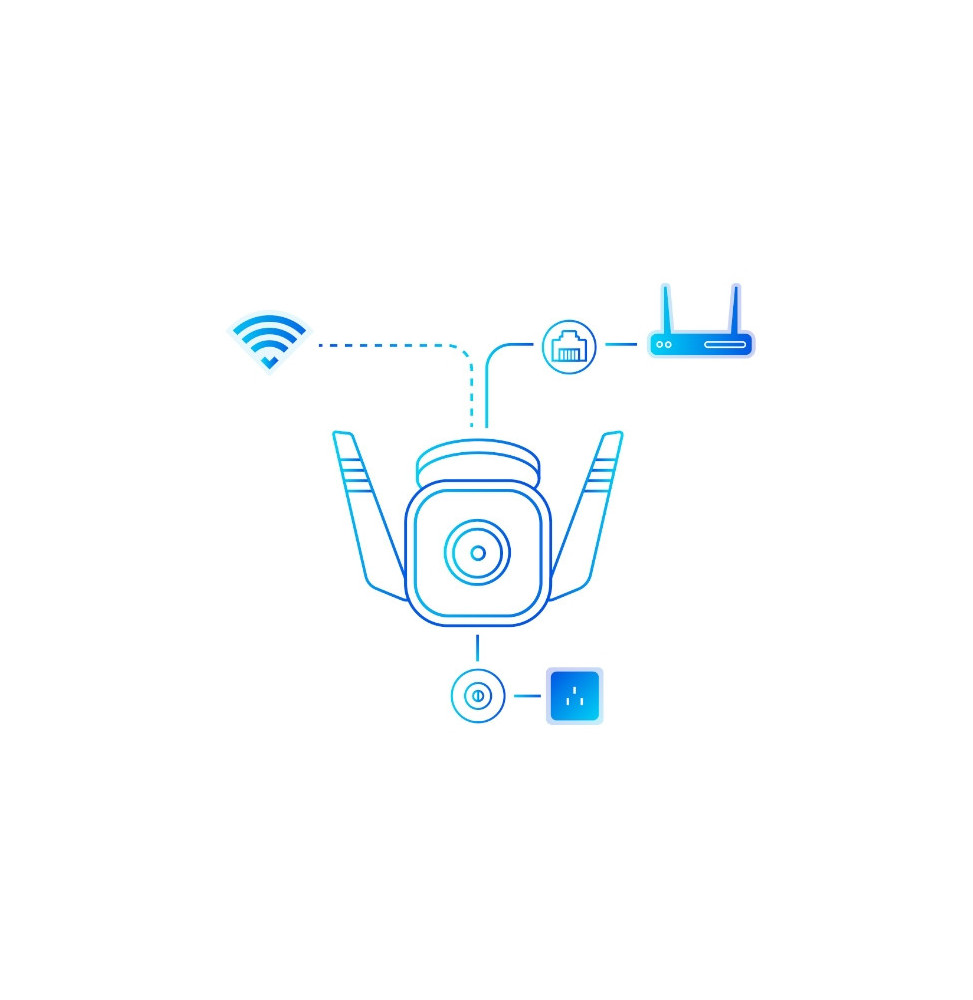 tp link tc65 camera de securite cosse camera de securite ip exterieure 2304 x 1296 pixels plafond mur tc65 (1)
