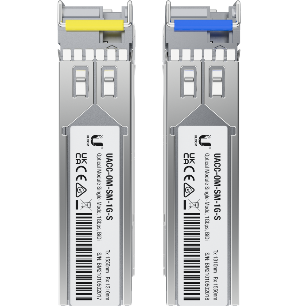 ubiquiti 1g bidirectional single mode optical module module optique bidirectionnel uacc om sm 1g s 2 (2)