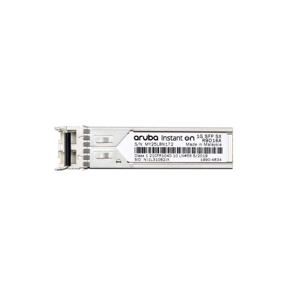 emetteur recepteur aruba instant on 1g sfp lc sx mmf om2 500 m r9d16a