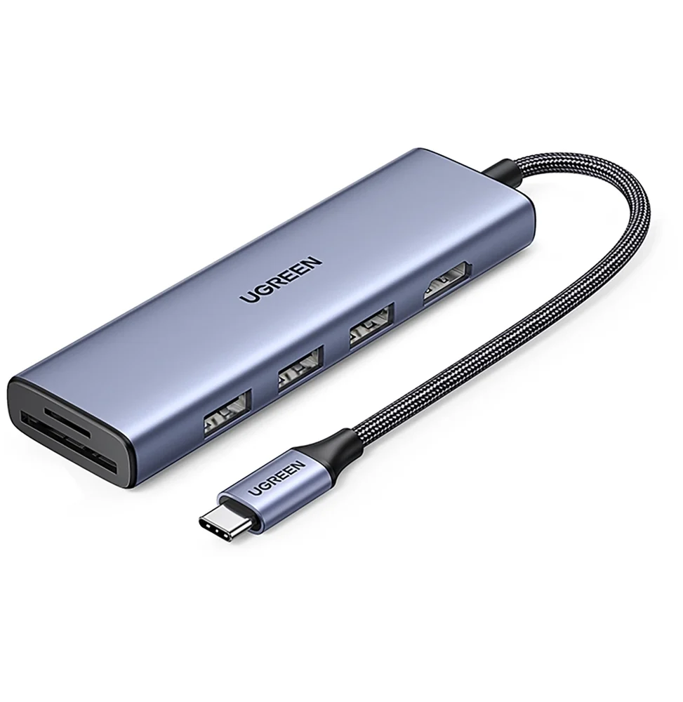 hub usb c ugreen 6 en 1 4k 20956a