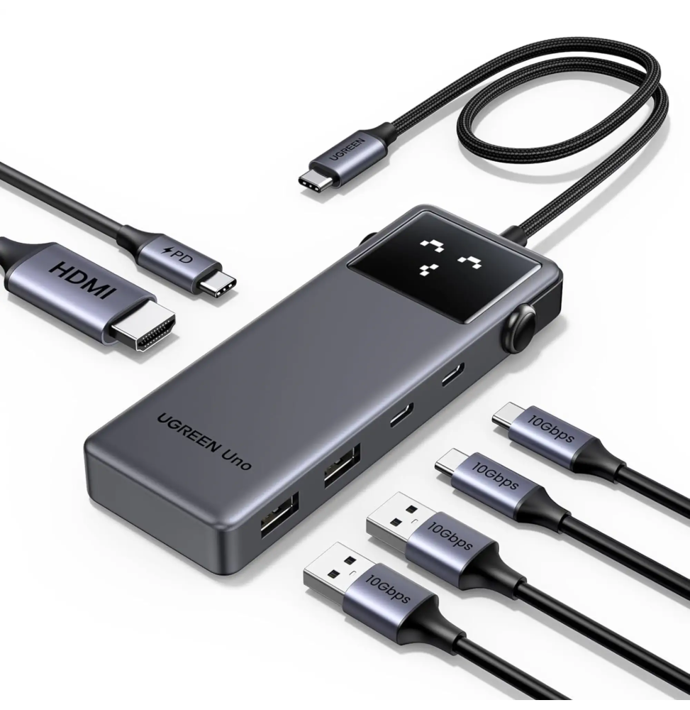 hub usb c ugreen uno 6 in 1 usb c 35998 (1)