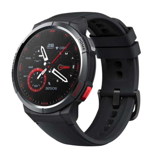 Mibro Watch GS Écran Amoled HD avec GPS – Noir - Gtel mibro watch gs ecran amoled hd avec gps noir aw016 1