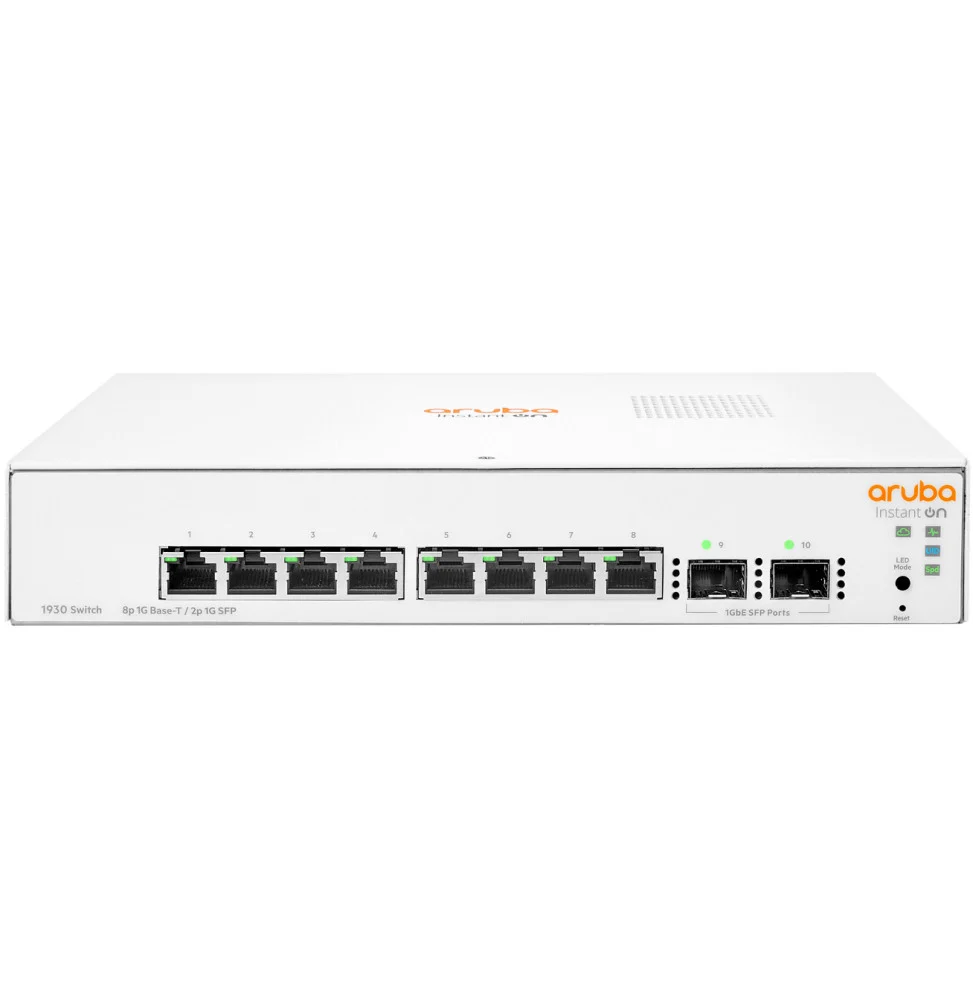 switch administrable aruba instant on 1930 8g 2sfp jl680a