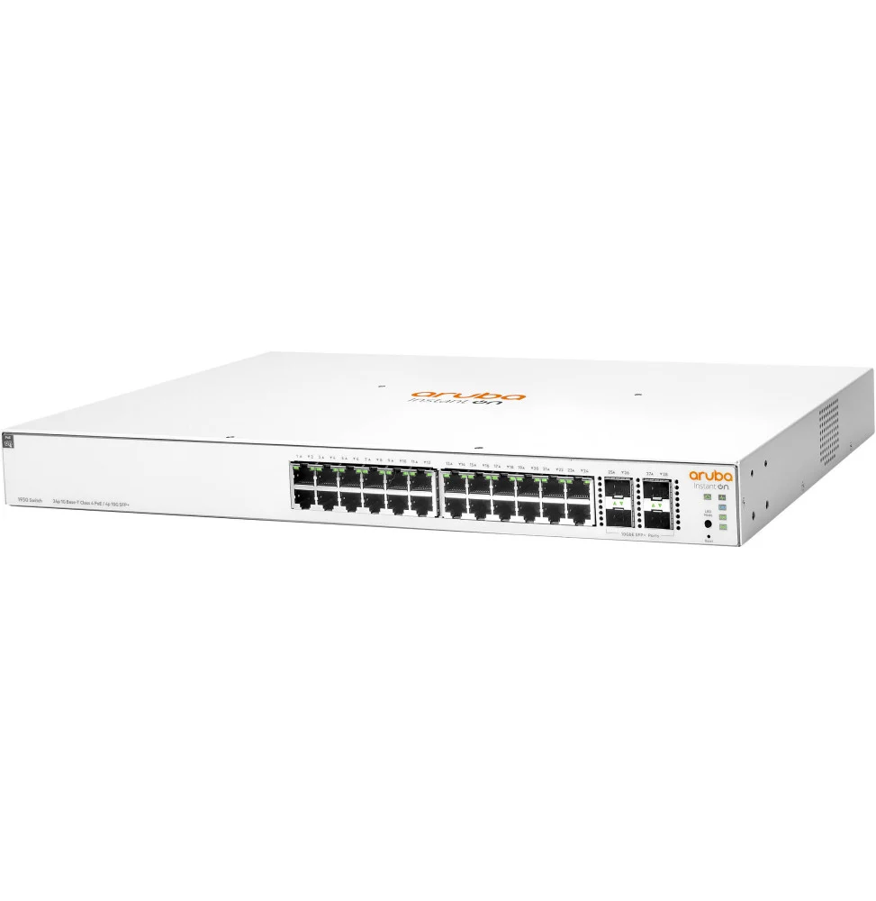 switch administrable hpe aruba instant on 1930 24 ports classe 4 poe 4sfp 195w jl683b (1)