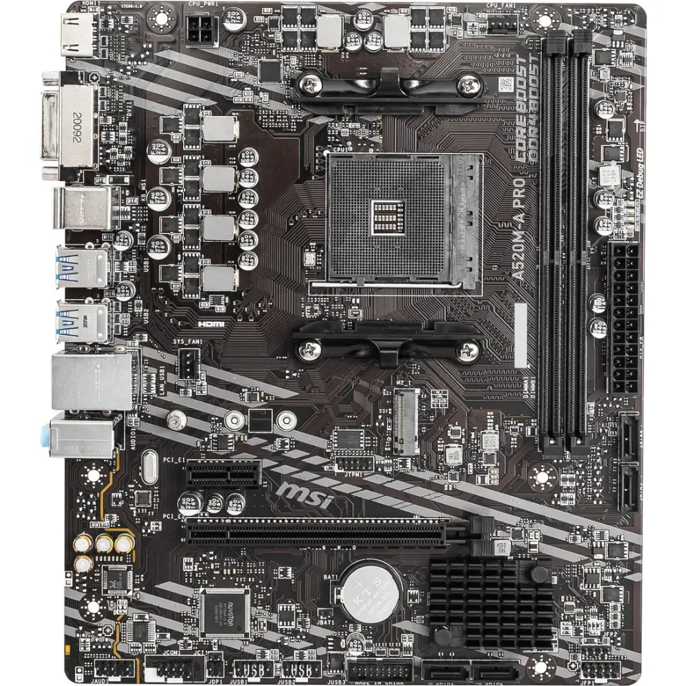 carte mere amd am4 matx ddr4 msi a520m a pro 911 7c96 044 (1)