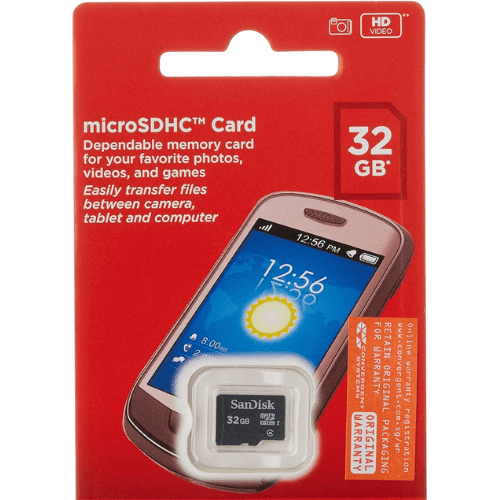 Carte Memoire MicroSDHC SanDisk 32 Go SDSDQM 032G B35 2.png
