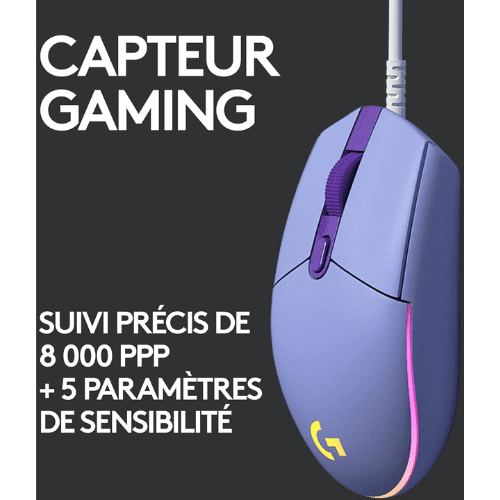 LOGITECH GAMING MouseG102 LIGHTSYNC BLUE EER (910-005801) - Gtel LOGITECH GAMING MouseG102 LIGHTSYNC BLUE EER 910 005801 1.png