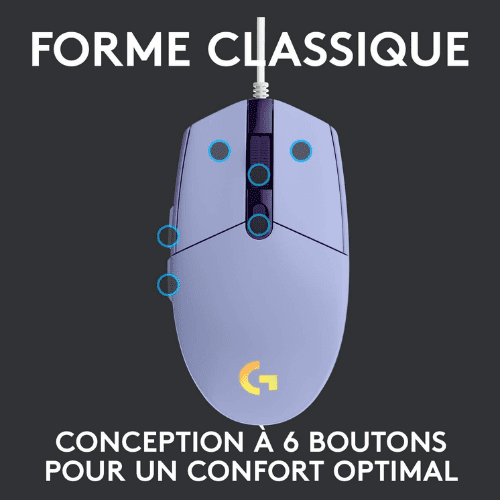 LOGITECH GAMING MouseG102 LIGHTSYNC BLUE EER (910-005801) - Gtel LOGITECH GAMING MouseG102 LIGHTSYNC BLUE EER 910 005801 2.png