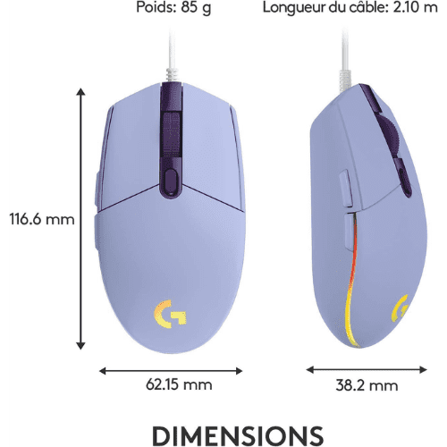 LOGITECH GAMING MouseG102 LIGHTSYNC BLUE EER (910-005801) - Gtel LOGITECH GAMING MouseG102 LIGHTSYNC BLUE EER 910 005801 3.png